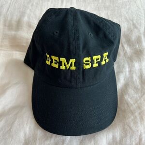 Gem Spa black baseball cap NWOT